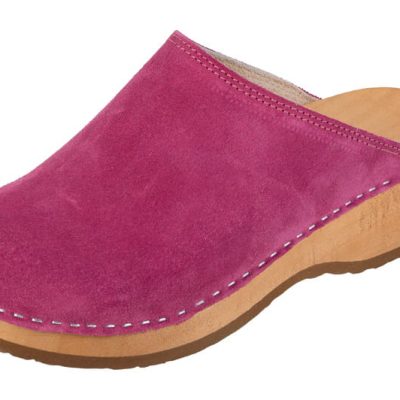 Comodi zoccoli medici Buxa PZM1 in camoscio fucsia