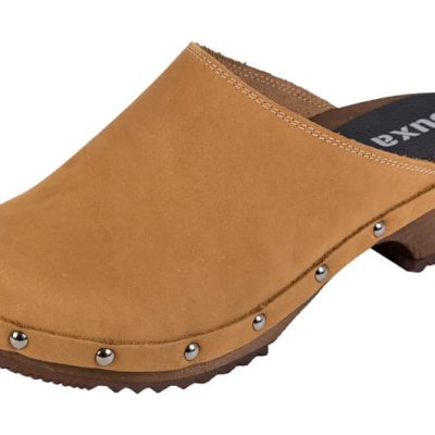 Comodi zoccoli da donna PE10 velour miele