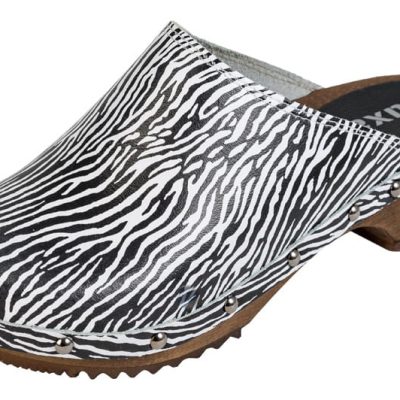 Comodi zoccoli da donna PE10 Zebra