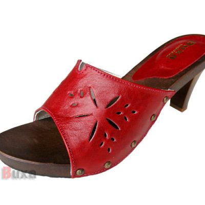 Eleganti zoccoli OB-20 Rosso