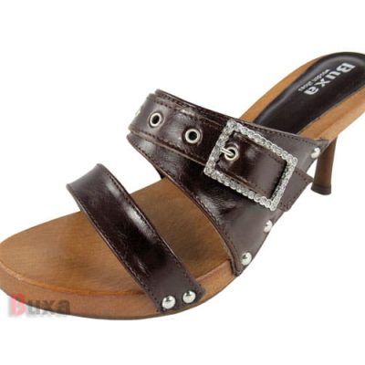 Eleganti zoccoli OB-CE Marrone