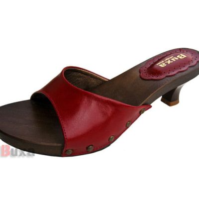 Eleganti zoccoli KC-WS Rosso